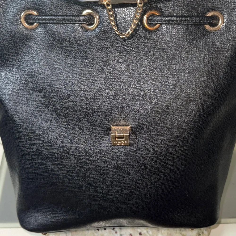 DUNE LONDON GENUINE CALF HAIR SAFFIANO LEATHER CHEETAH LEOPARD BACKPACK